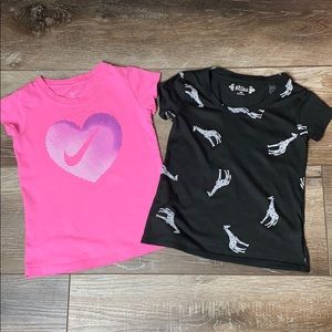 Nike and MUDD T-shirt bundle